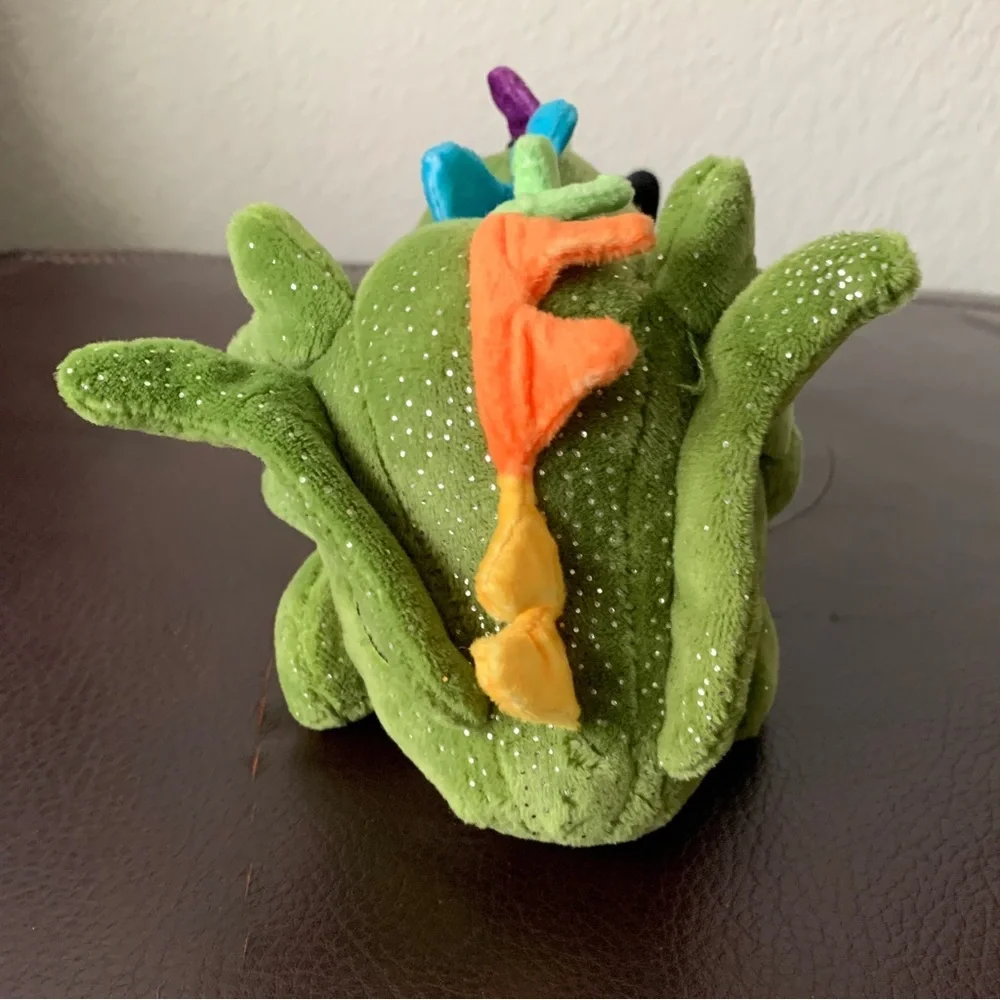 New 13” Snug Arooz Green Dragon Crinkly Squeakly Toy for Dog
